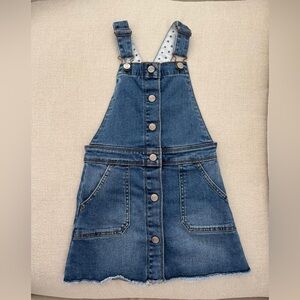 Mini Boden Denim Jumper overalls 5-6